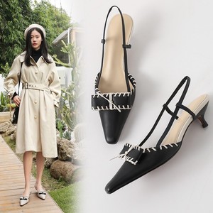 slingback heels with bow