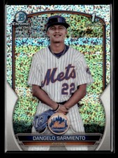 Dangelo Sarmiento #'d /299 - 2023 Bowman Chrome 1st Prospects Speckle Refractor