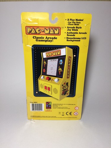 Pac-Man Mini Arcade Game With Batteries Classic Arcade Gameplay New In Package  - Picture 2 of 4
