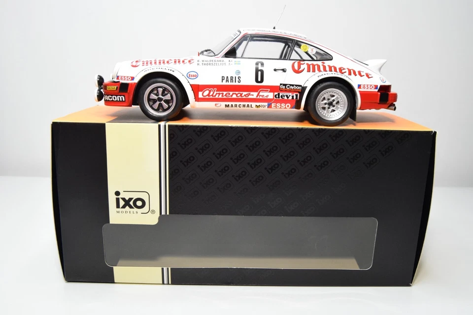 B33 1:18 IXO 18RMC008 PORSCHE 911 SC #6 RALLY MONTE CARLO 1982 THORSZELIUS MIB - Image 2 of 4