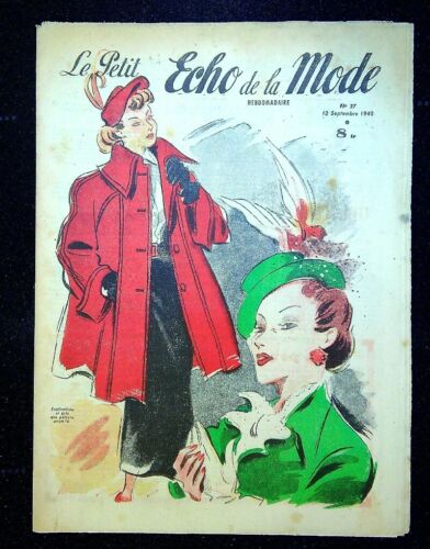 Il Petit Echo Della Moda Anno 1948, Antico Rivista Francese N° 37 - Picture 1 of 2