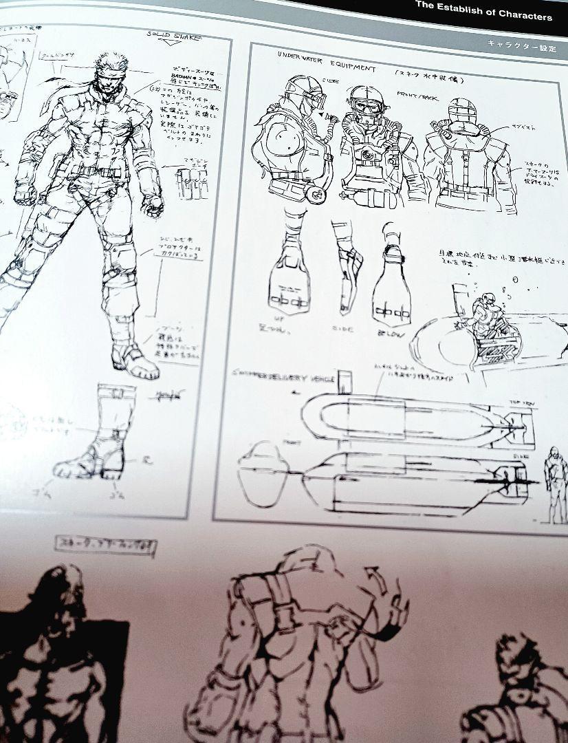 THE ART OF METAL GEAR SOLID Yoji Shinkawa Art Book Works Japan