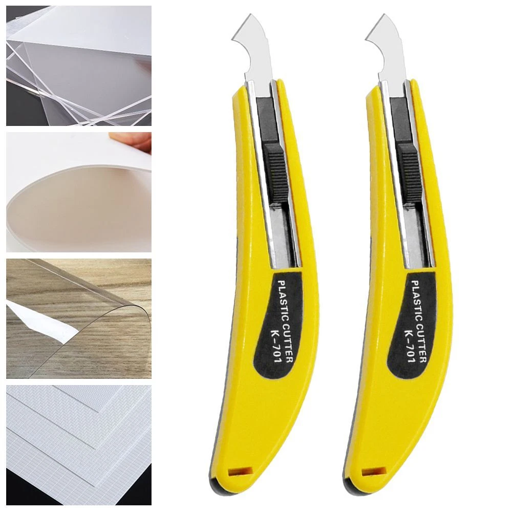 Acrylic Hook Cutter Plastic PVC Cutter Craft tool Cutting Plexiglass +10 Blades , Plexiglass