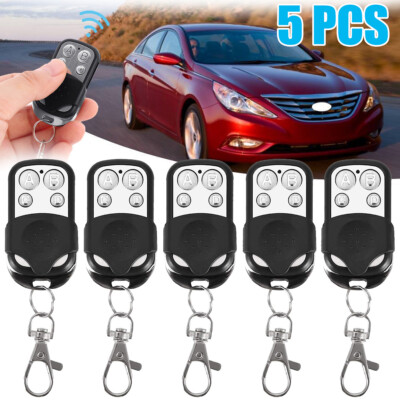 5pcs 433mhz Electric Cloning Universal Gate Garage Remote Control Key Fob Remote
