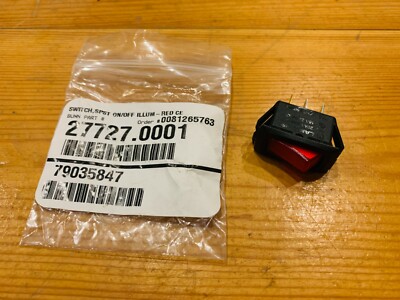 Bunn 27727.0001 SCHALTER SPST EIN/AUS BELEUCHTET ROT CE OEM TEIL