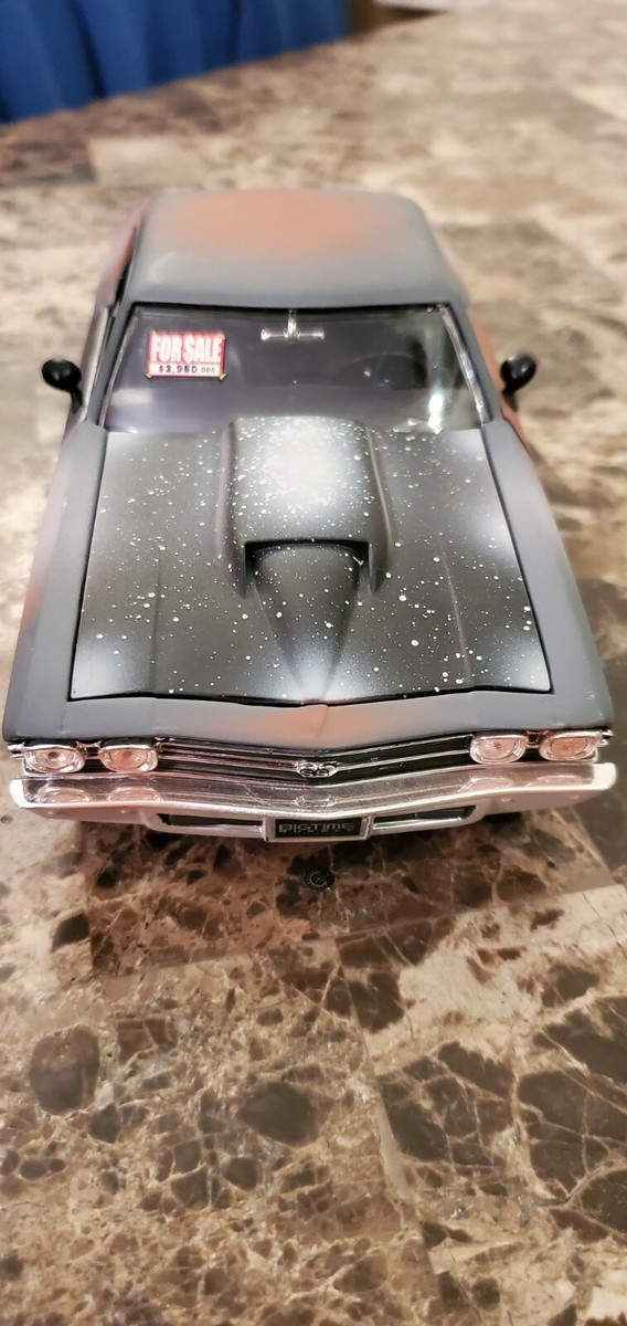 【廃番、新品未開封】JadaTOYS 1969CHEVY CHEVELLE SS JADA BIGTIME BTM 1969 CHEVY CHEVELLE SS BLACK / FLAMES 1:24