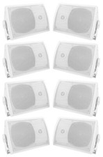  8 Rockville HP5S-8 5.25" Outdoor/Indoor Home Theater Speakers Swivel Brackets
