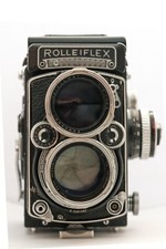Tele Rolleiflex Type 1 6x6 Film TLR Camera Sonnar f/4 135mm Working