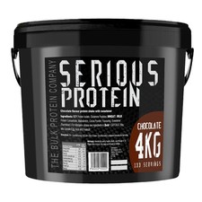 Serious Whey Protein Powder & Casein Blend 4kg Lean Muscle Complex Amazing Value 9.50 per kilo