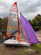 29er dinghy - GBR 729 - Road and Launch Trolleys - Full Foils and Sails