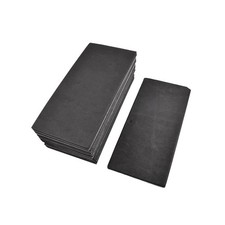 uxcell 10 Pcs x Black Rectangle Adhesive Foam...