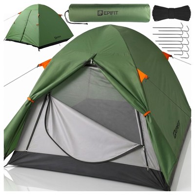 2 Personen Campingzelt 2000mm Trekkingzelt Festivalzelt Outdoor Moskitonetz