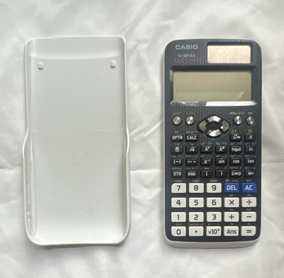 Casio fx-991EX Scientific Calculator w/ Cover, LCD Display, Solar/Battery