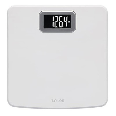Taylor Precision Products Capacity Digital Bathroom Scale White 400 Lb 73794012