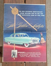 Vintage 1952 Nash Rambler Airflytes Dealer  Brochure Advertising Car Automobile