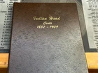 near complete indian head cent album missing 09-s and 69/69