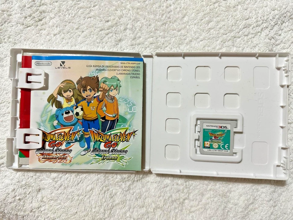 Inazuma Eleven Go Chrono Stones Trueno/ Thunderflash 3DS PAL English Español CIB - Image 2 of 2