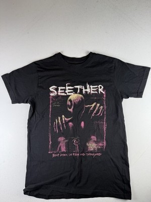Seether T Shirt Beat Down Band Logo new Official Mens Black Medium