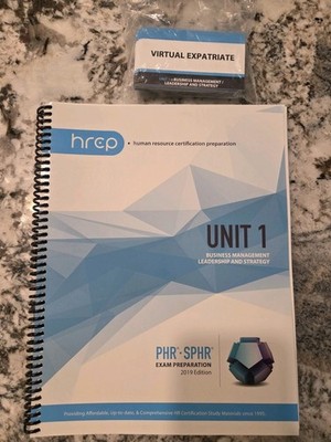 PHR / SPHR EXAM PREP BOOKS & FLASH CARDS, 2019