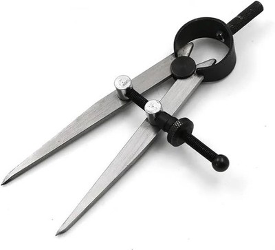 6 Inch Compass Adjustable Lockable, Crafts Tools, Professional Compass for Geome