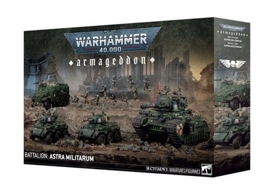 NEU/OVP/OOP - Armageddon Bataillon Astra Militarum / Warhammer 40.000 /