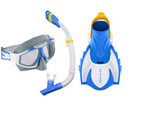 NEW U.S. Divers Snorkeling Set Avila Quick Fins Varia LX Snorkel Adult Large