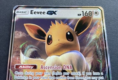 Pokemon Card EEVEE GX SM176 Ultra Rare Promo - NM/M | eBay