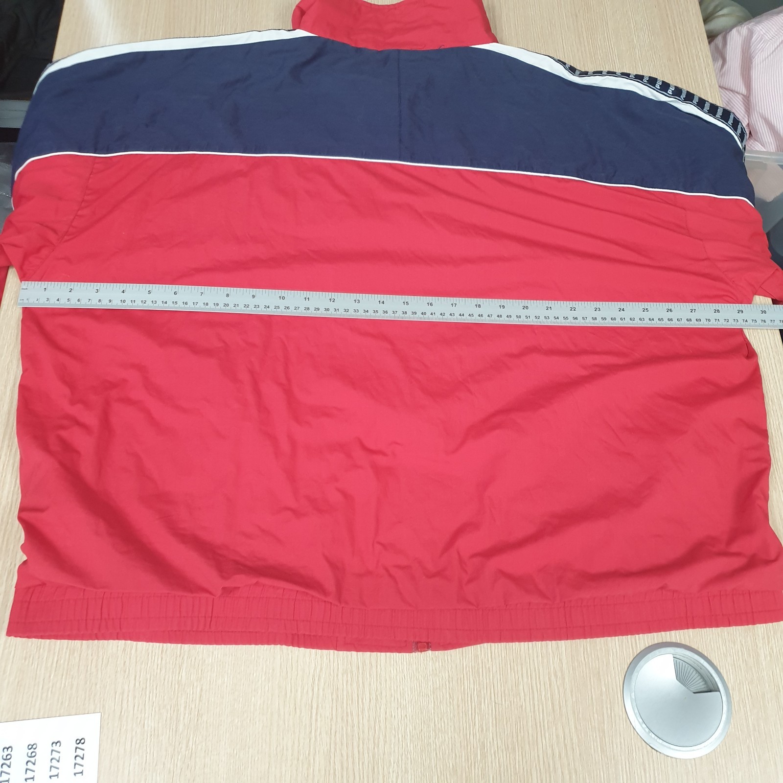 Vintage Puma Track Jacket Mens XL Red Blue Full Zip Tracksuit Top 90s thumbnail 11