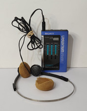 Sony Walkman FM/AM Stereo Graphic Equalizer SRF-35W VTG Taiwan ROC WORKS BUT REA