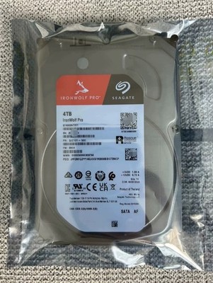 New Seagate IronWolf Pro ST4000NT001 Hard Drive 4TB 7200RPM 256MB SATA HDD 3.5''