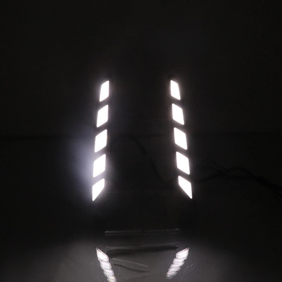 LED DRL Daytime Running Light Turn Fog Lamps For 2022-2024 Nissan Teana Altima - Image 4 of 4