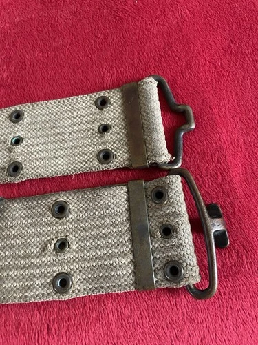 US Army WWI M1912 WW1 Web Belt Military Pistol Canvas