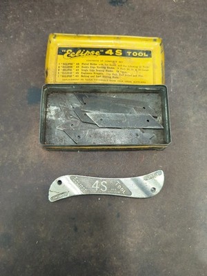 Eclipse 4S Tool Multi Purpose Slotting Sawing Scraping Slitting Set in Tin UK