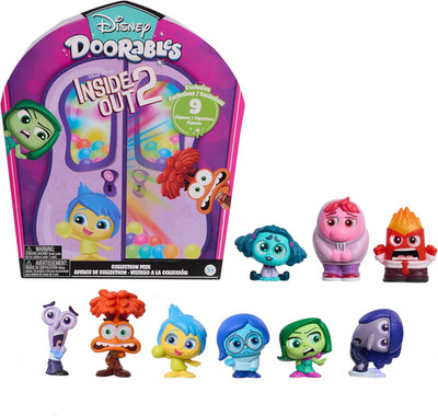 Disney Doorables inside Out 2 Collection Peek Figures, Holiday Stocking Stuffers