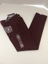 NWT Ladies Gloria Vanderbilt Amanda STRETCH pants Jeans Wine / Burgundy
