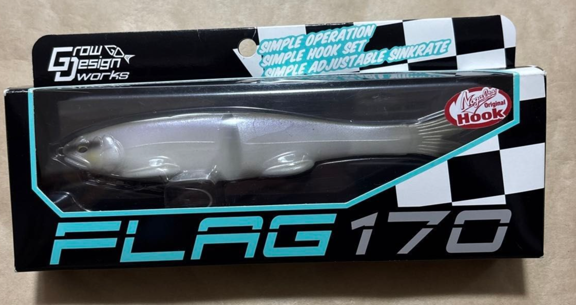 Grow Design Works FLAG 170 #003 Lake Smelt Swimbait Glide Bait