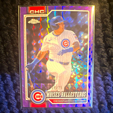 2026 Topps Chrome Moises Ballesteros GEOMETRIC Purple 08/75 Cubs #264