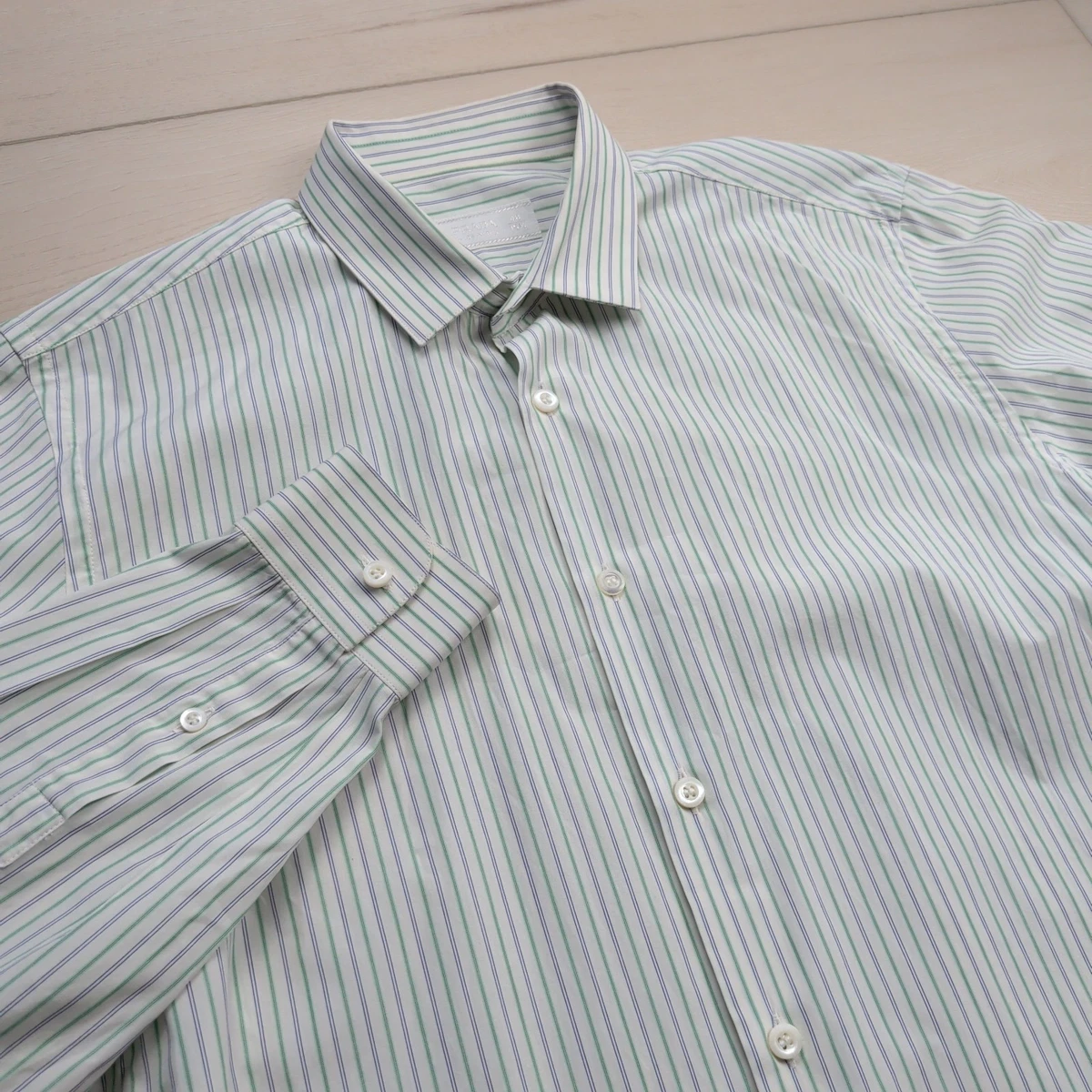 PRADA Blue 100% Cotton Dress Shirts for Men for sale | eBay