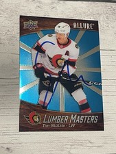Tim Stutzle Signed Card Upper Deck Allure LUMBER MASTERS UD JSA COA IP Auto a