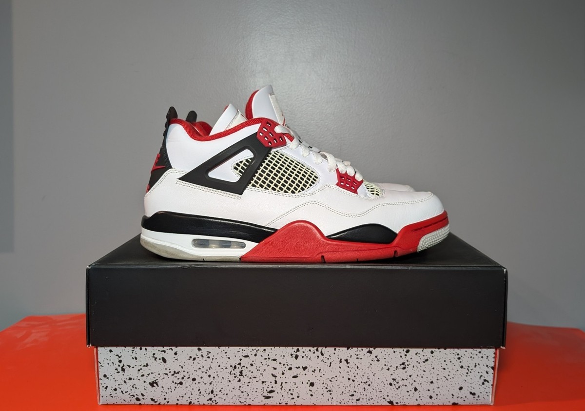 Size 10.5 - Jordan 4 Retro OG Fire Red | eBay display picture 2