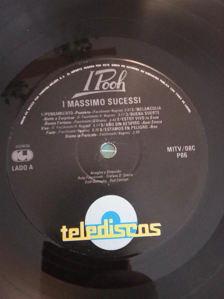 Pooh LP st Messico - Immagine 4 di 4