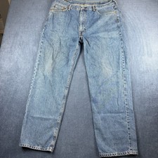 Levi's 550 Relaxed Fit Jeans Mens 40x32 Blue Denim High Rise Light Wash Tapered