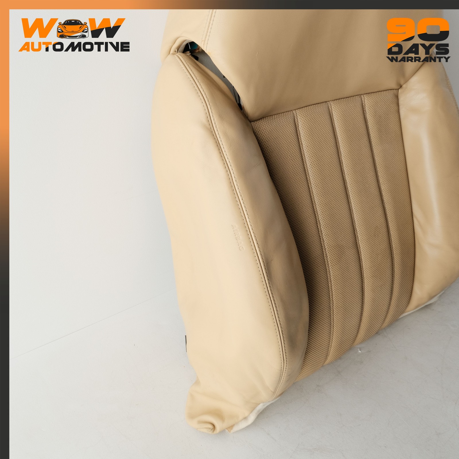 06-13 BENTLEY CONTINENTAL FLYING SPUR FRONT RIGHT SEAT UPPER BACK CUSHION OEM