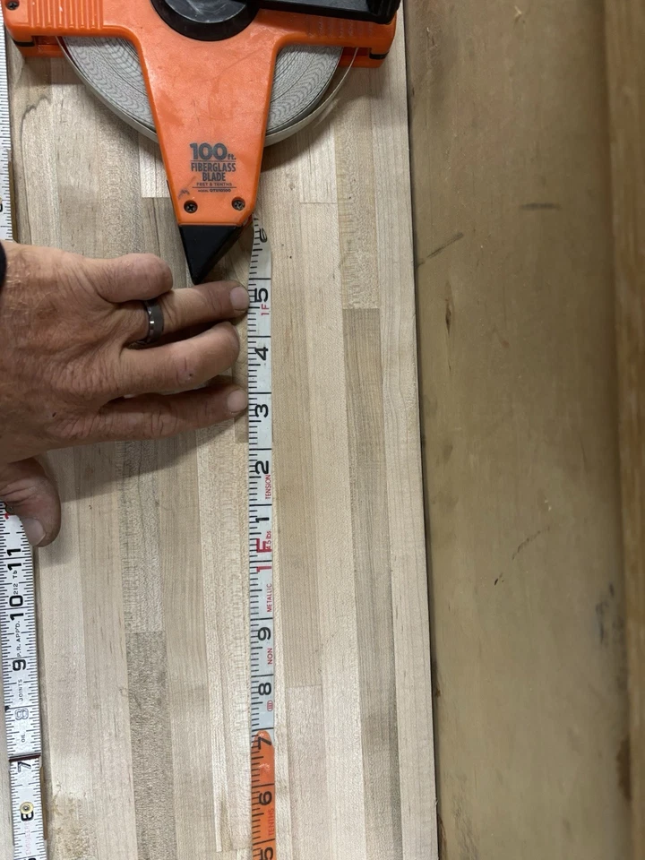 Cinta métrica de carrete abierto de fibra de vidrio Keson de 100 pies décimas herramienta de pies de encuesta de EE. UU. Foto 3 de 3