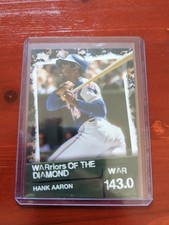 2020 Topps Warriors of the Diamond Hank Aaron #WOD-3 Black 257/299