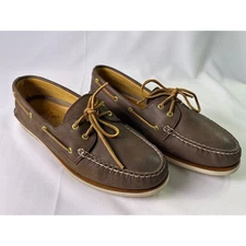 Sperry Top-Sider Gold Cup Exeter Boat Shoe Brown Leather Men's 15M 0219493
