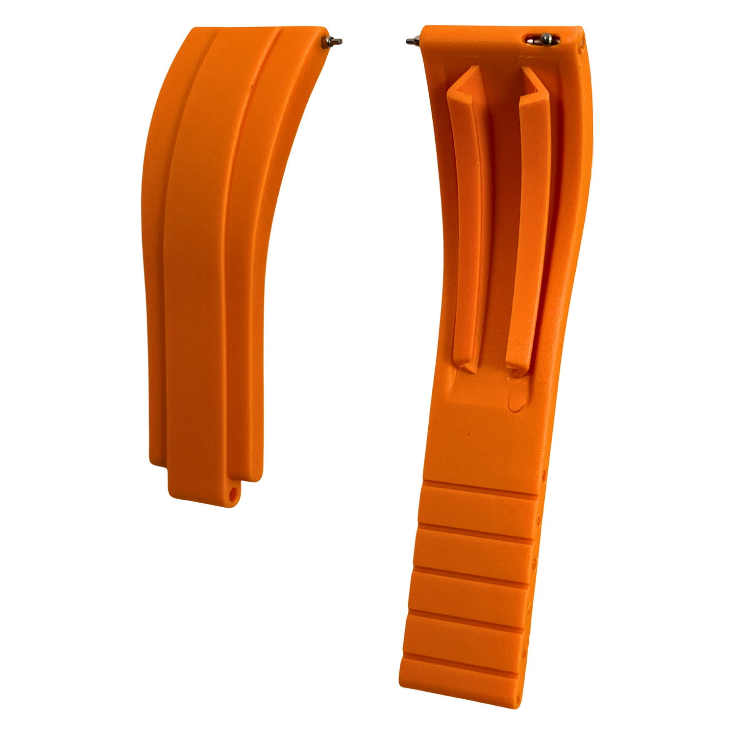 20mm QUICK RELEASE Oysterflex Style Rubber Watch Bracelet Replacement Strap image 6