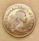 Heraldic Eagle  1 Oz Silver Rd - Bust Type - Very Pretty 999 Silver Round