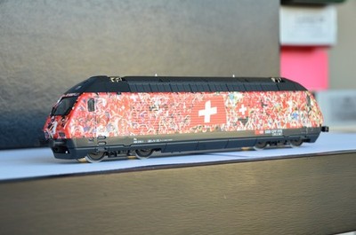 HAG SBB CFF FFS Re 460 015-1 Football Electric Locomotive Limited