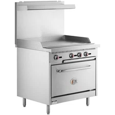 Liquid Propane 36" Range with 36" Griddle and 1 Standard Oven - 90,000 BTU